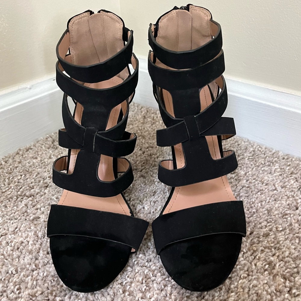 Black heels